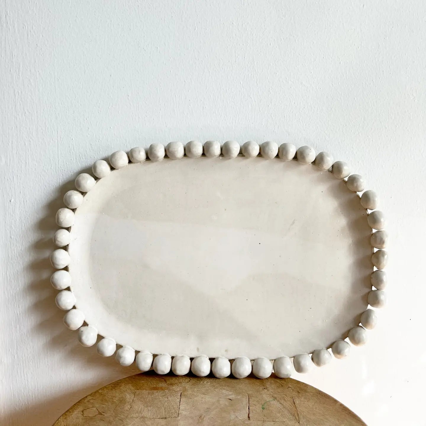 Beaded Serving Platter