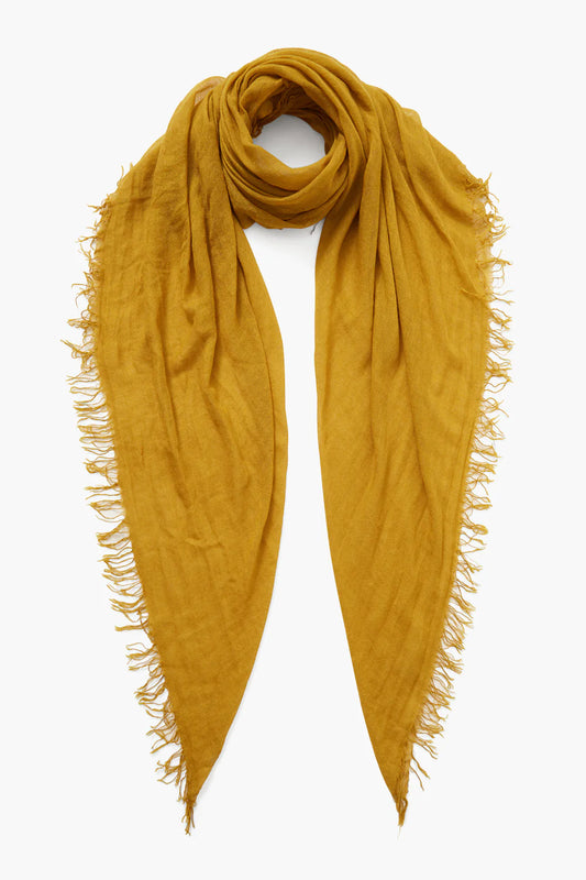 Cashmere and Silk Scarf - Butterscotch