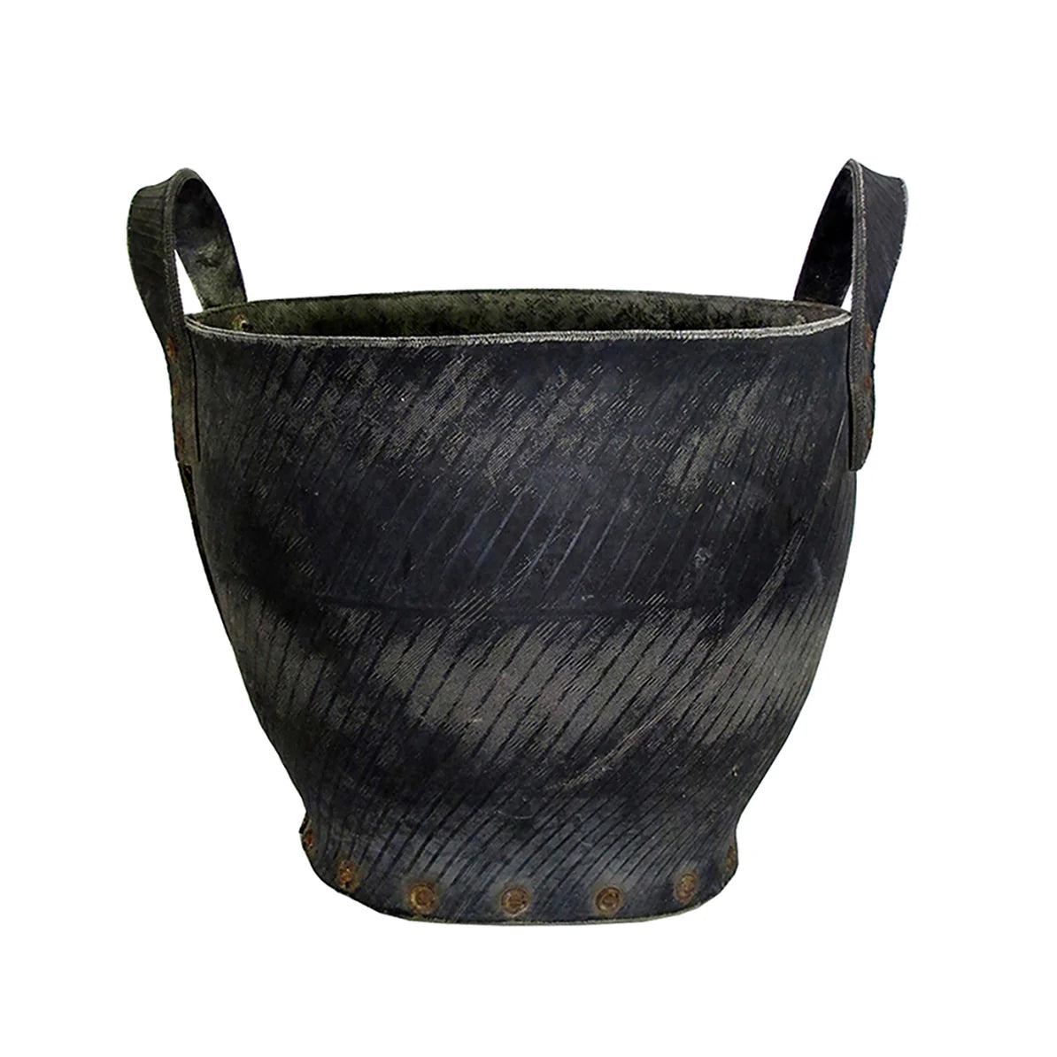 Vintage Tire Coal Bucket