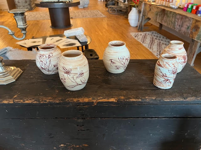 Marble Vase Medium - Brown