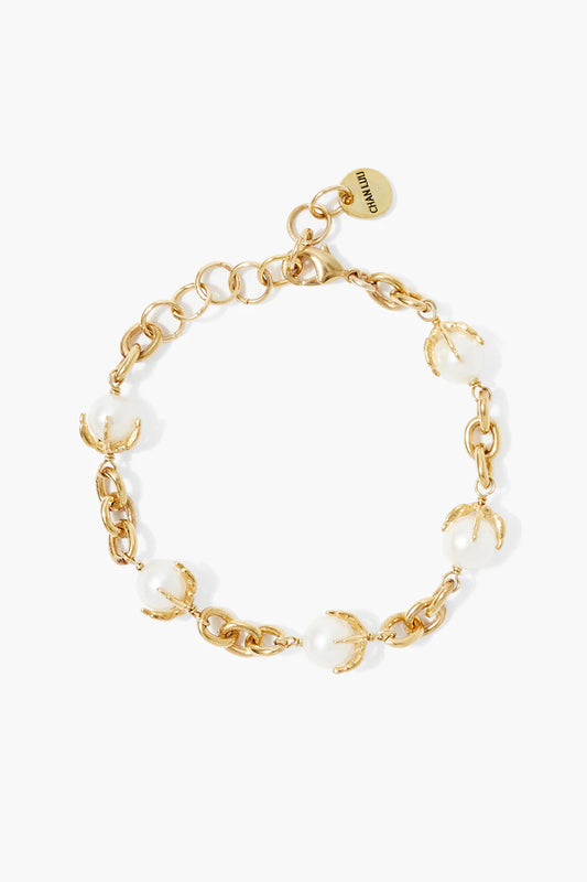 Chan Luu White Pearl Bracelet