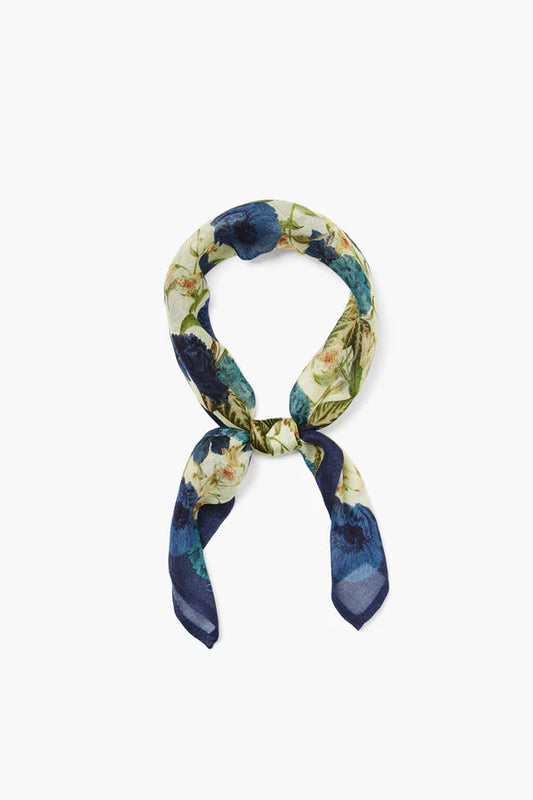 Bandana Navy Overgrown Floral