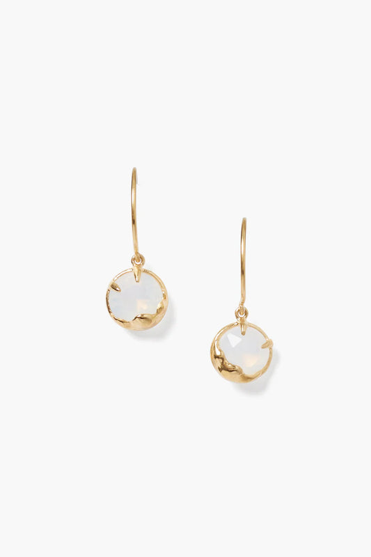 Chan Luu White Opal Earrings