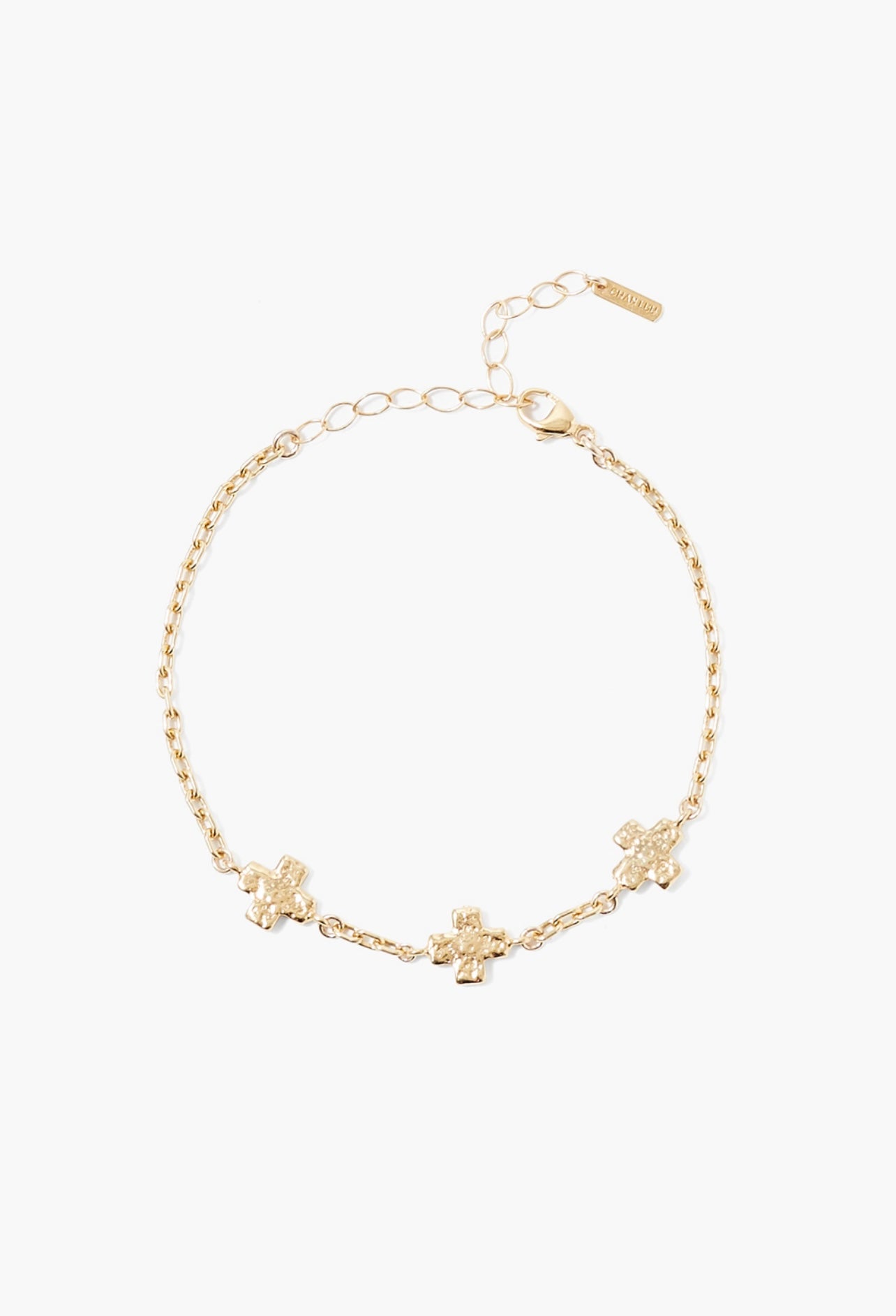 Gold Cross Bracelet