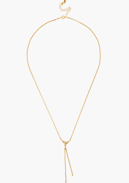 Lariat Gold Necklace