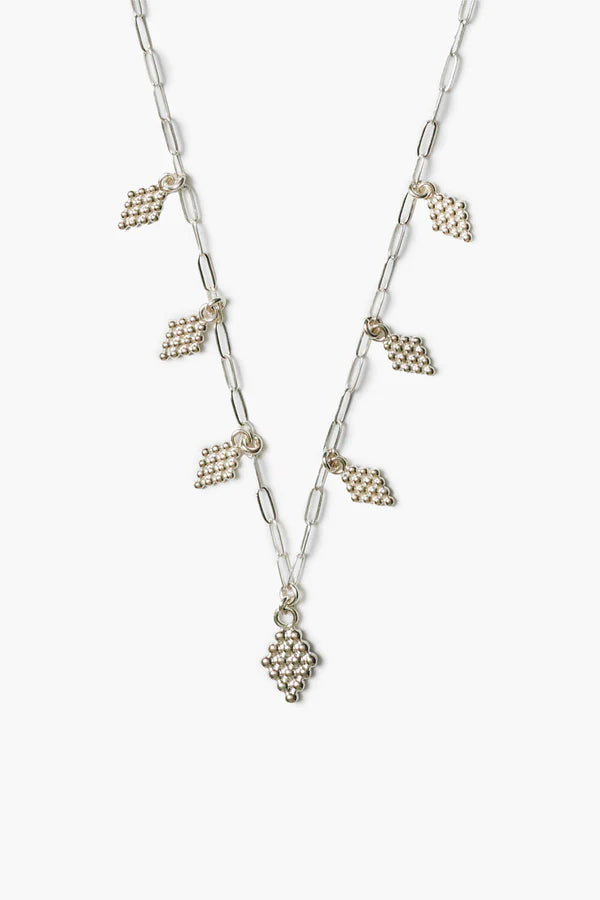 Bijou Charm Necklace Silver