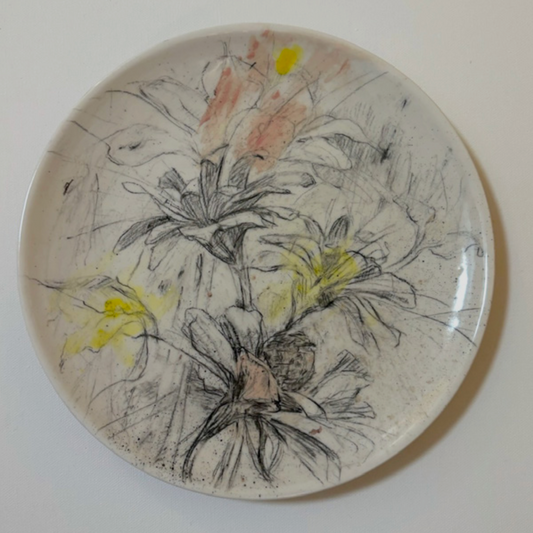Day Lilies 10" ceramic plate