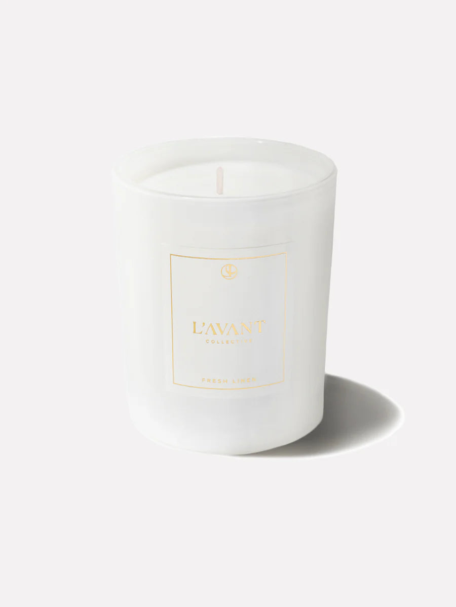 L'AVANT Fresh Linen Candle - White